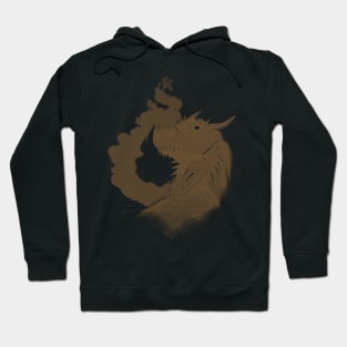 Dragon and Flame-Brown Version Hoodie